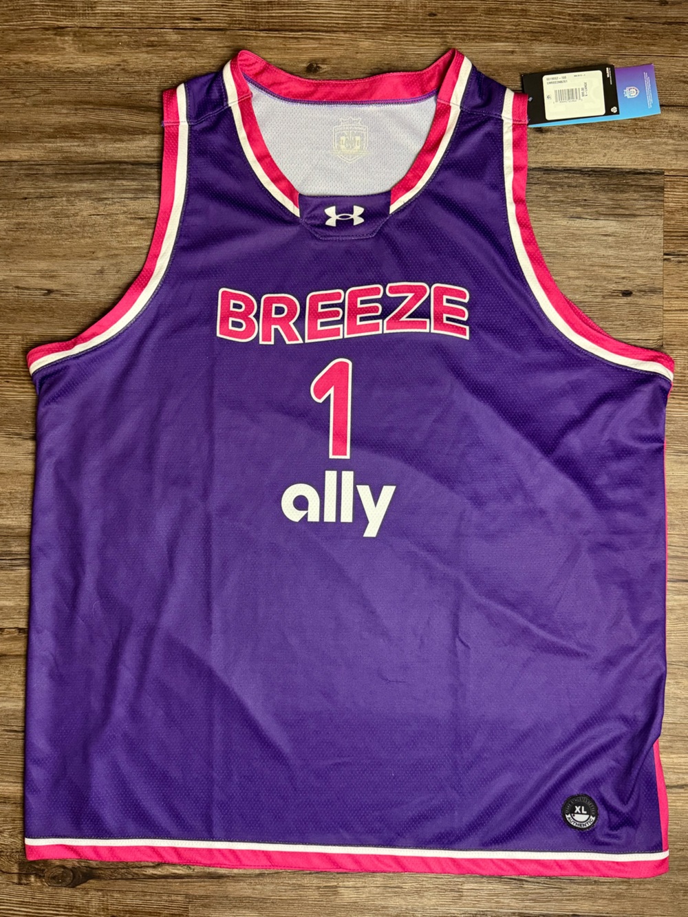 Under Armour Unrivaled Breeze Basketball #1 Jersey NWT Men’s Sz XL